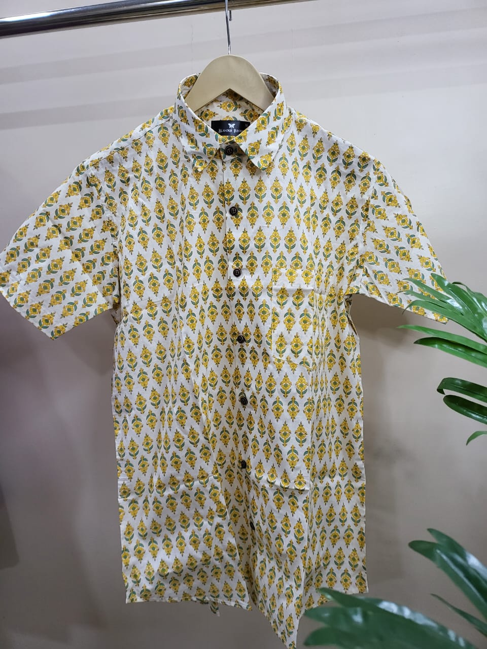 Hand Blocks Printed Half sleeves Shirt