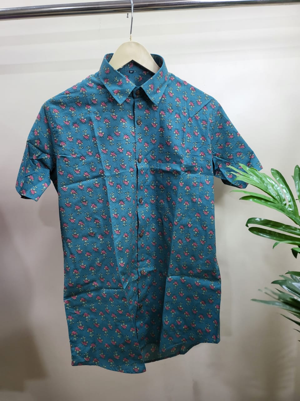 Hand Blocks Printed Half sleeves Shirt