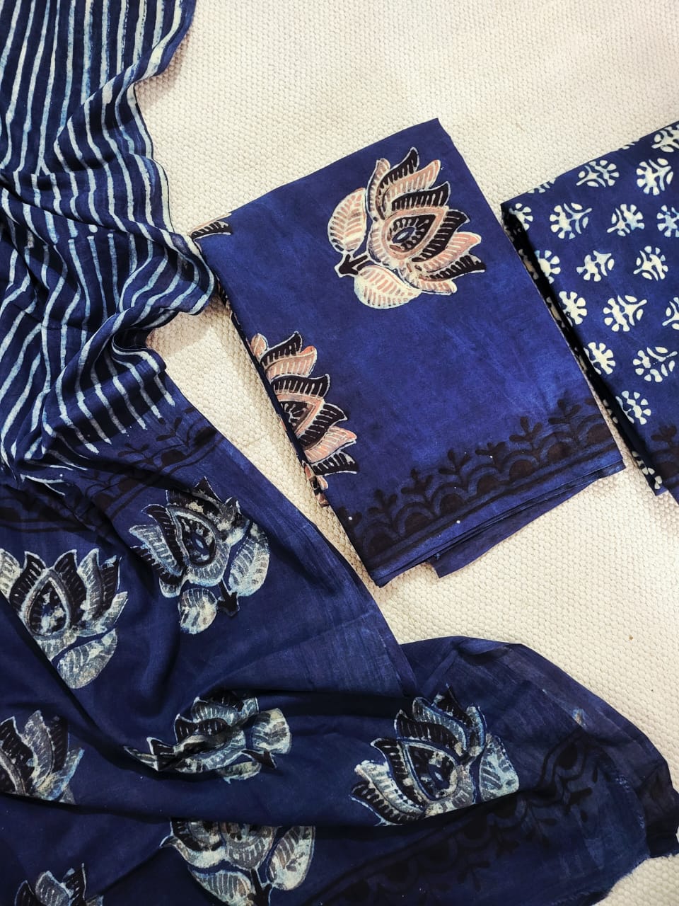 NASHPAL AJRAKH COTTON SUITS