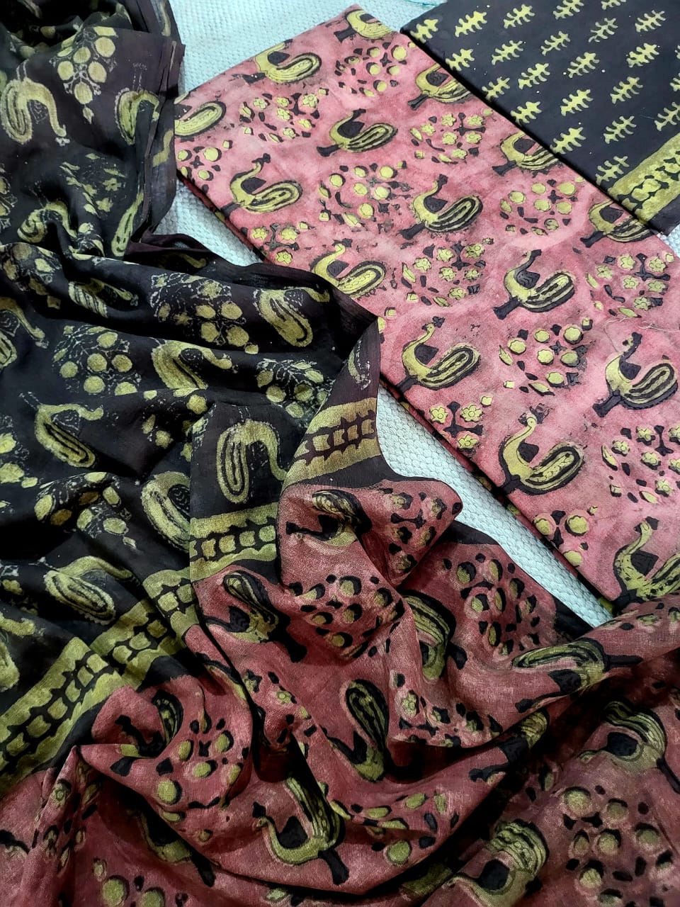 NASHPAL AJRAKH COTTON SUITS