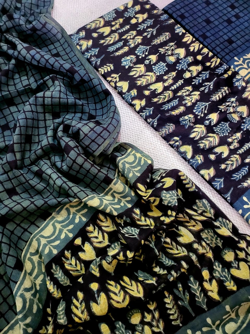 NASHPAL AJRAKH COTTON SUITS