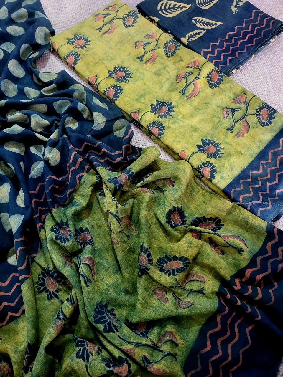 NASHPAL AJRAKH COTTON SUITS