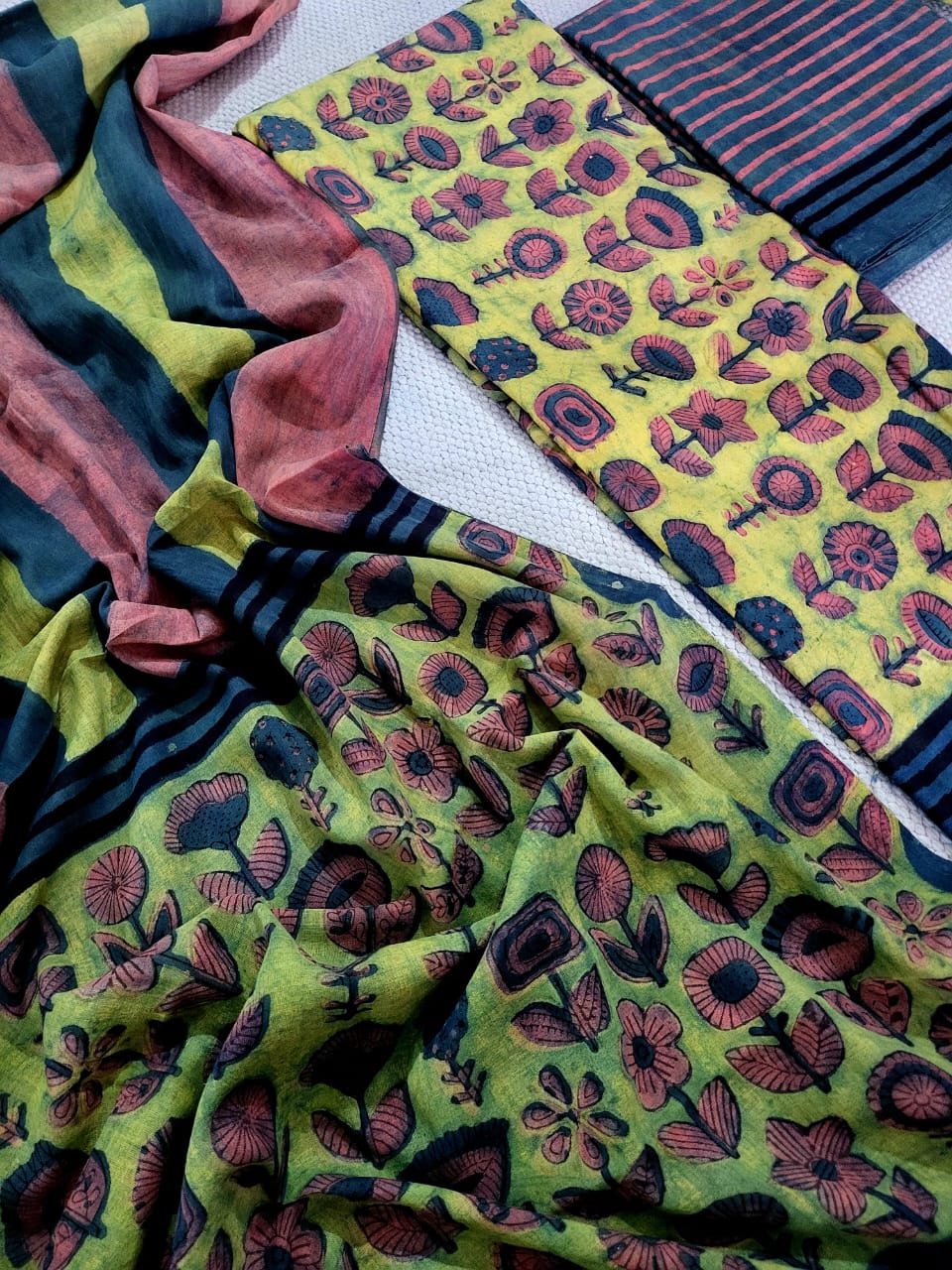 NASHPAL AJRAKH COTTON SUITS