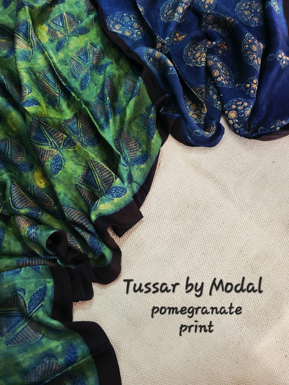 Nashpal Tussar By Modal Silk saree