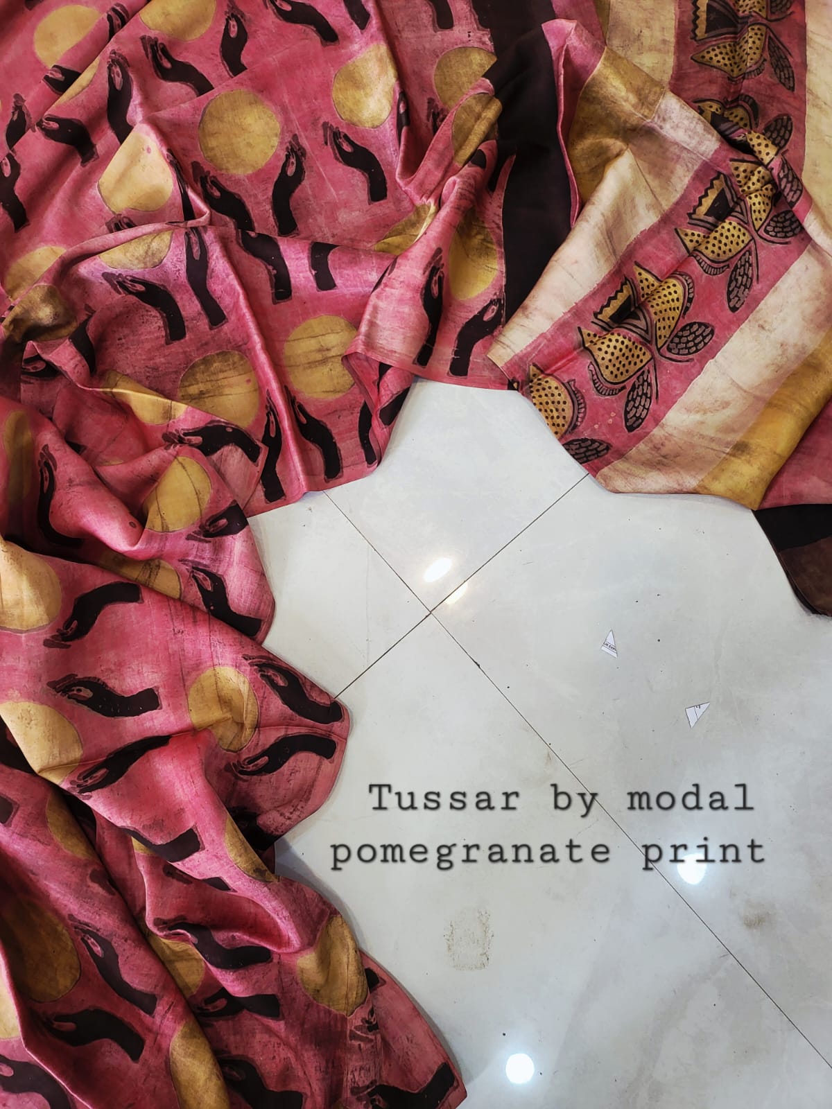 Nashpal Tussar By Modal Silk saree