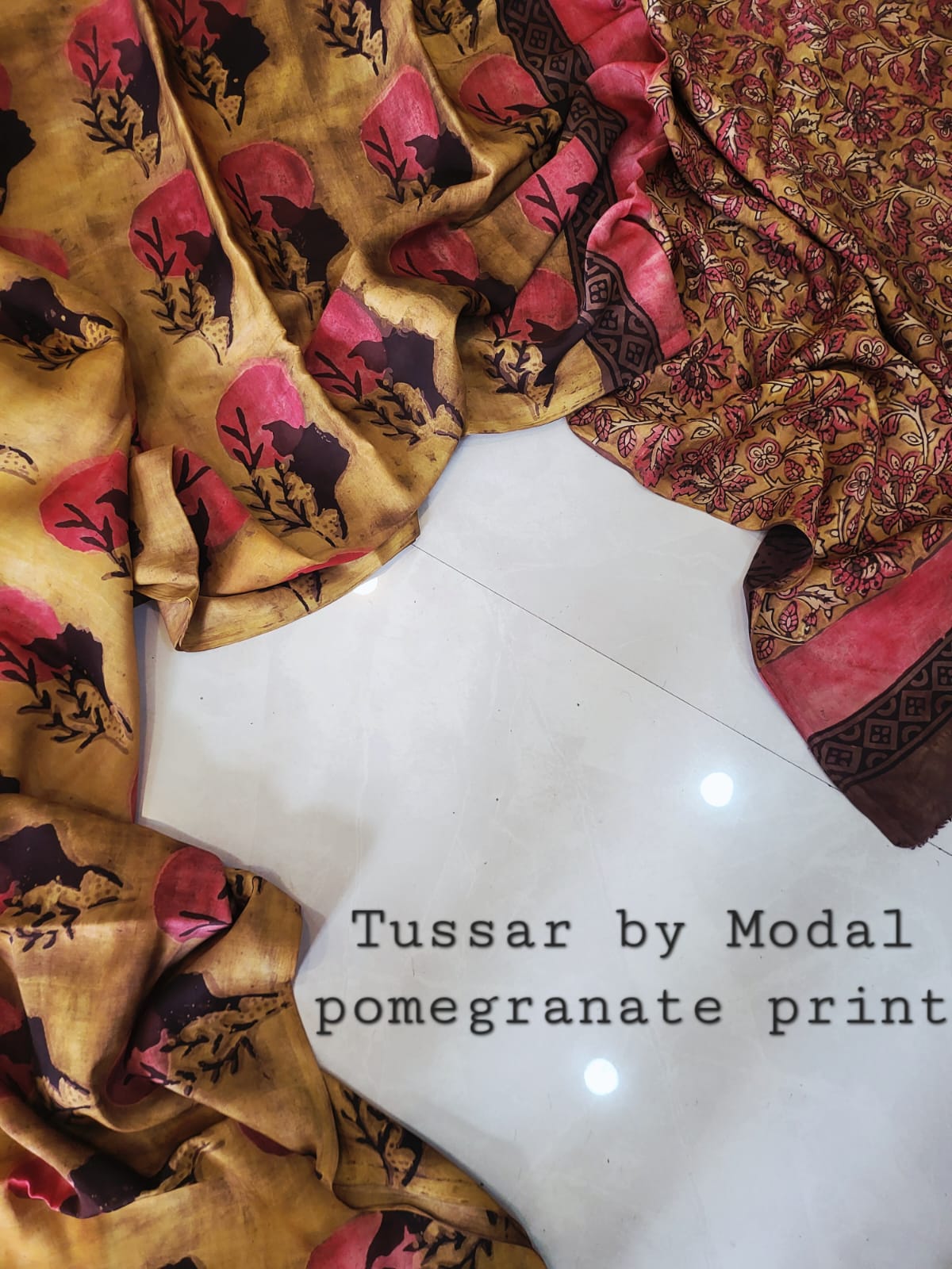Nashpal Tussar By Modal Silk saree