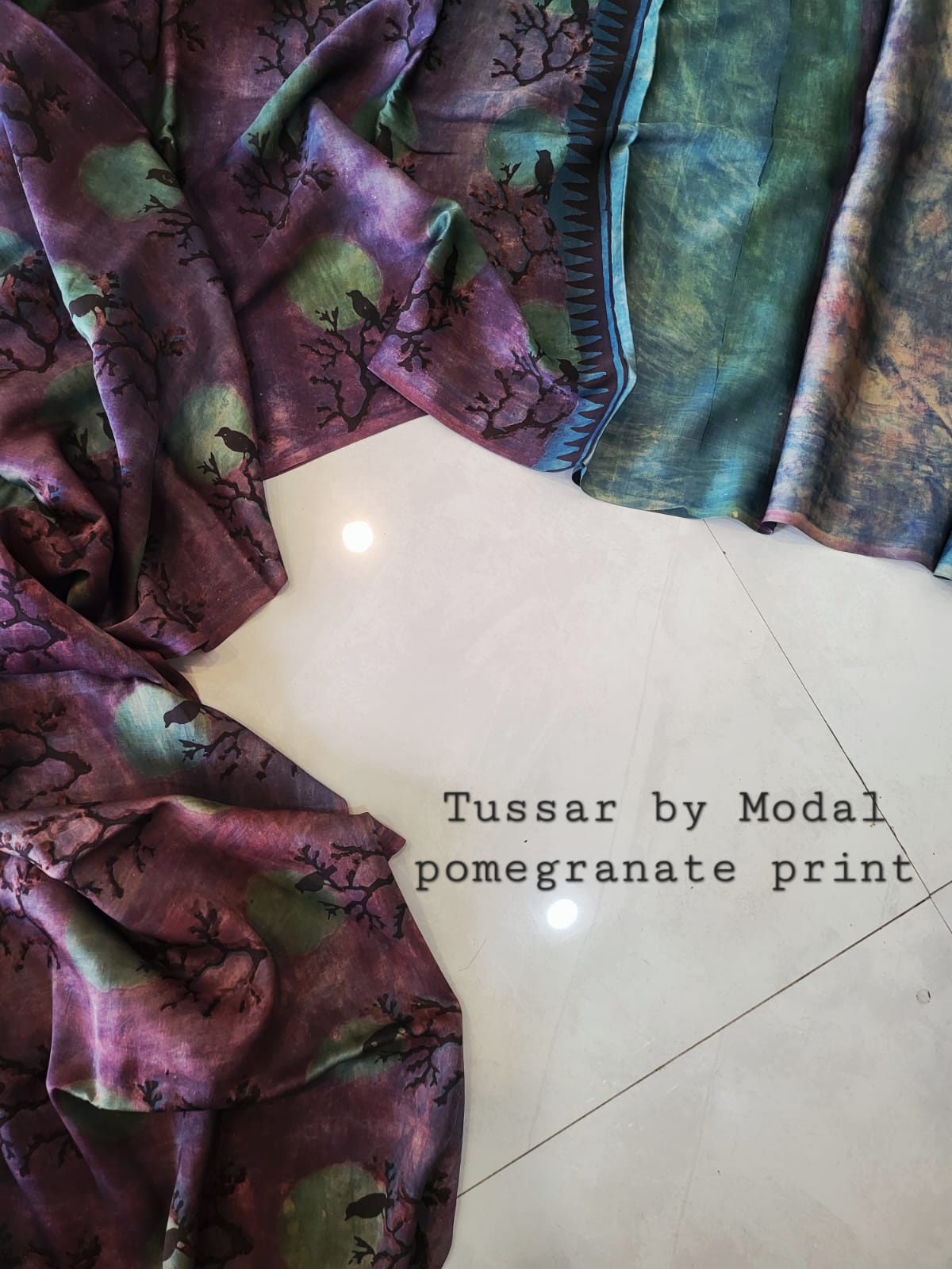 Nashpal Tussar By Modal Silk saree