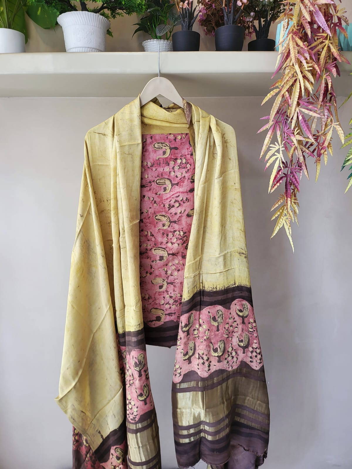 Nashpal Tissue zari lagadi dupatta modal silk sets