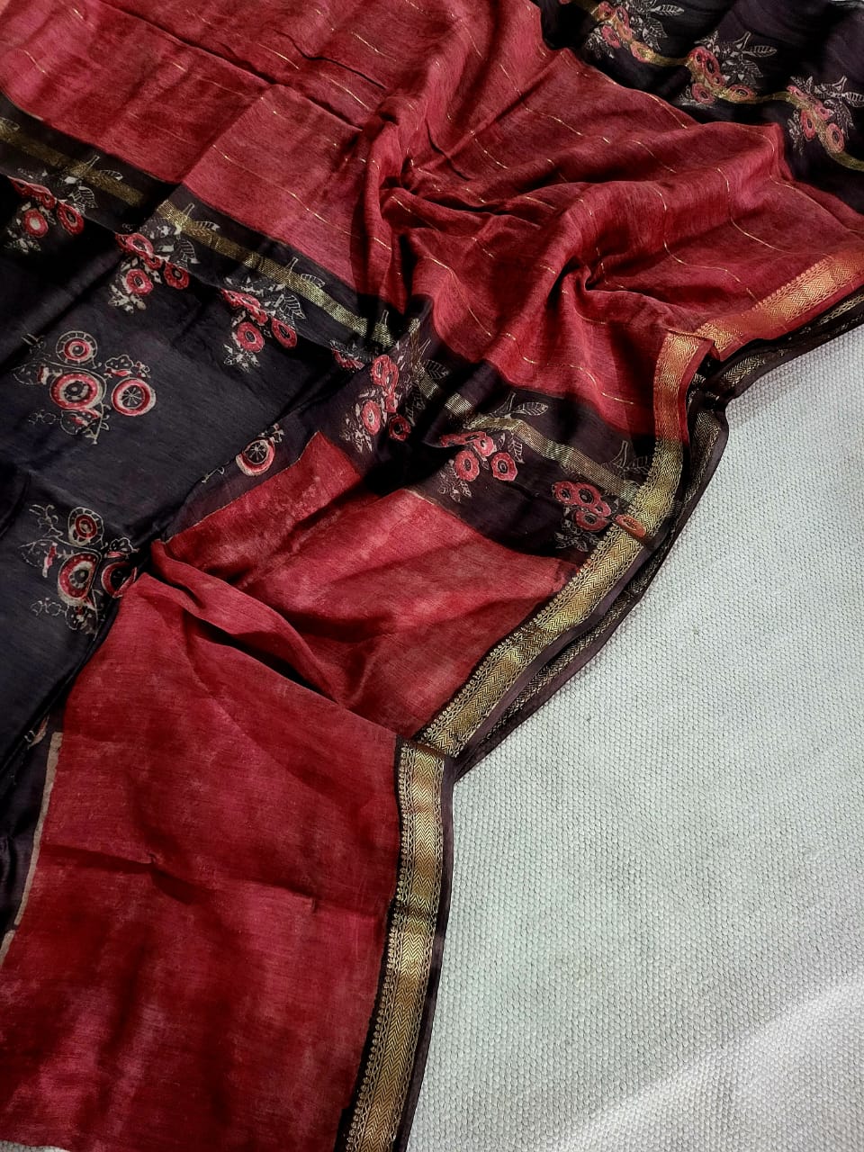 Nashpal Ajrakhs Maheshwari Silk Sarees