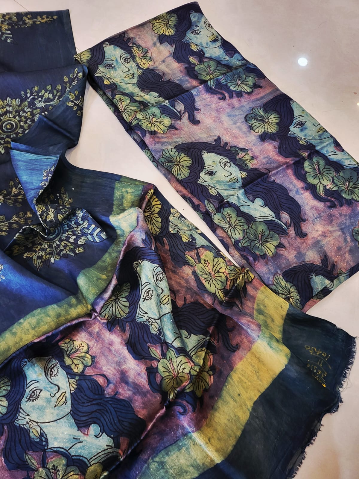 Nashpal Tussar modal silks suits