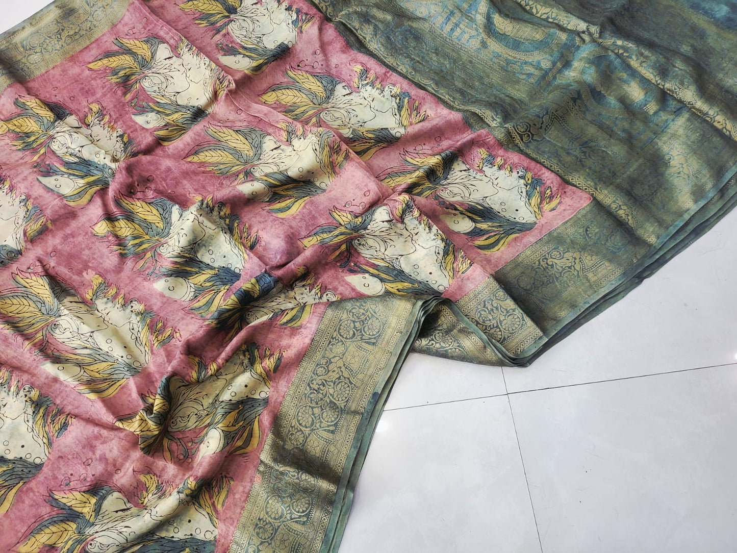 Nashpal Pomegranate Dola silk sarees