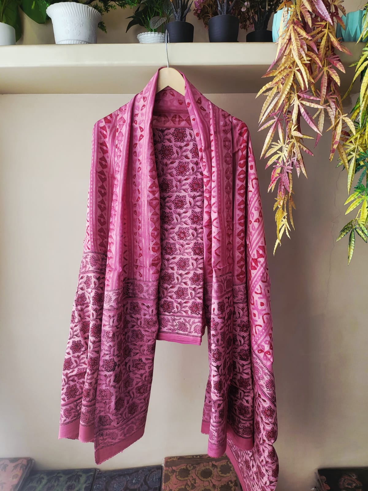 Ajrakh prints Modal silk suits