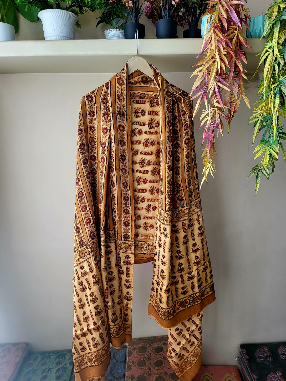 Ajrakh prints Modal silk suits