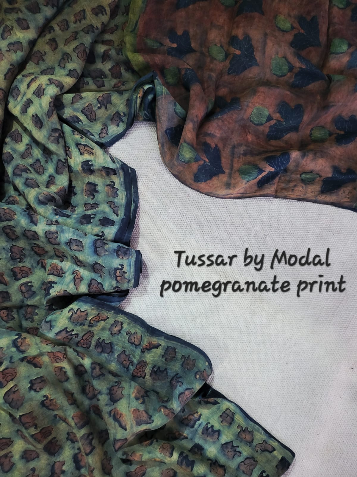 Nashpal Tussar By Modal Silk saree