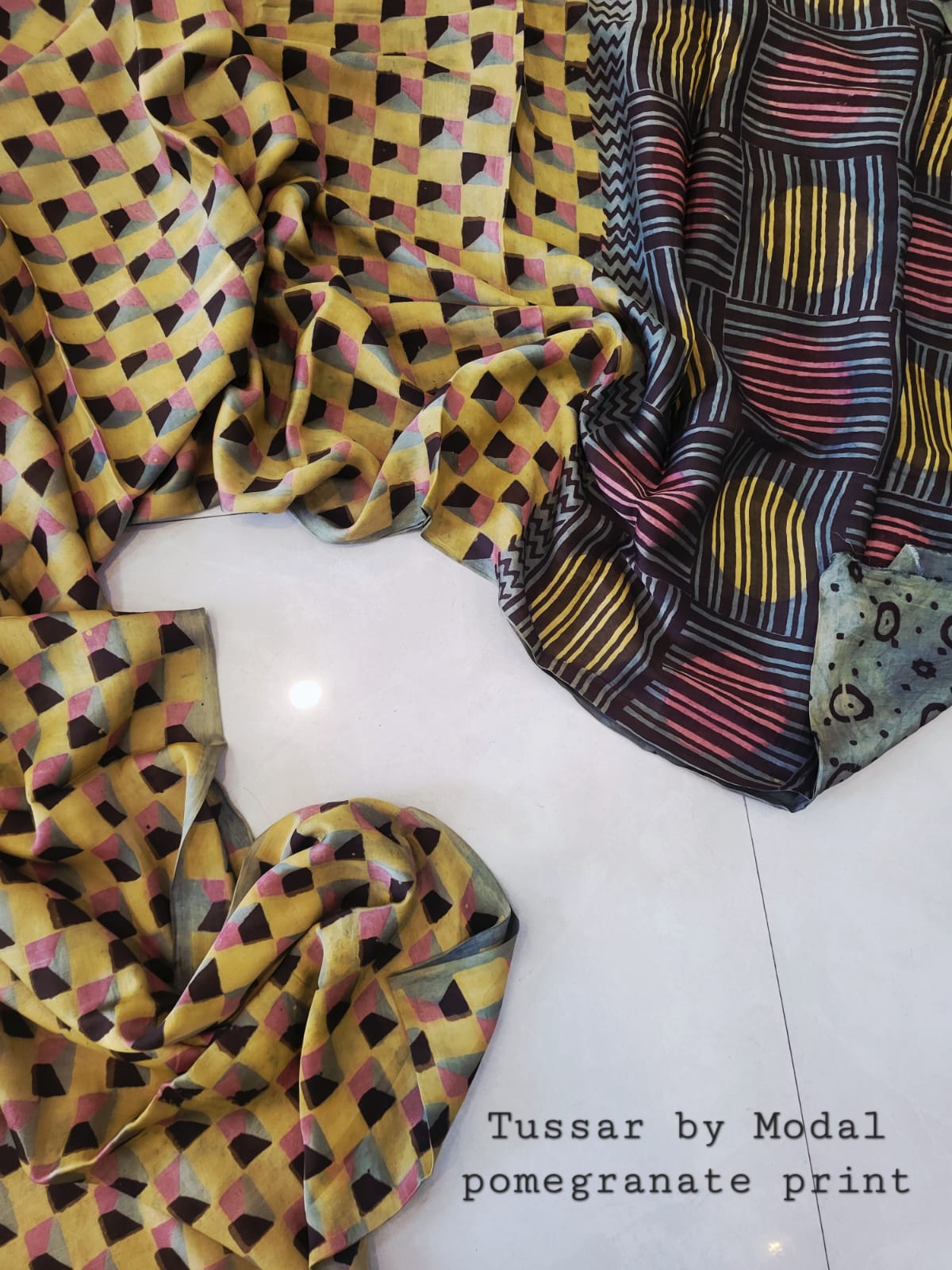 Nashpal Tussar By Modal Silk saree