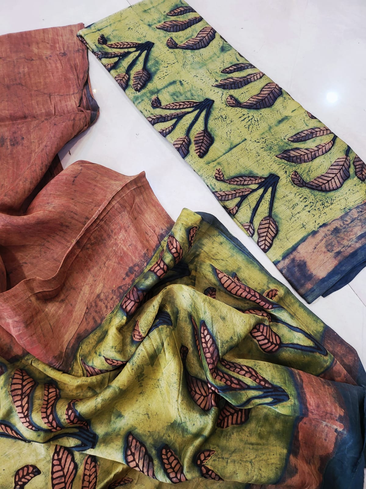 Nashpal Tussar modal silks suits