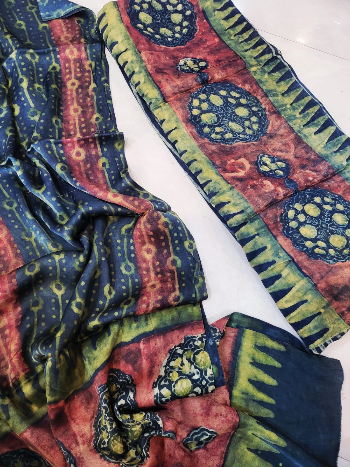Nashpal Tussar modal silks suits