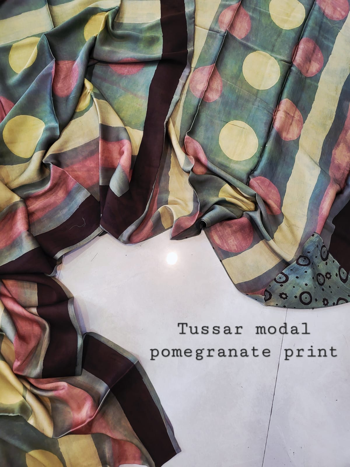 Nashpal Tussar By Modal Silk saree