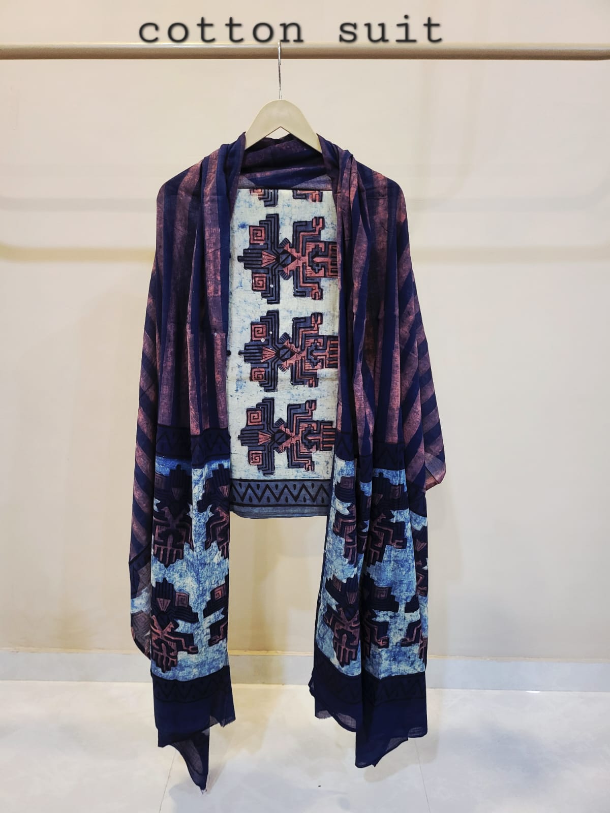 NASHPAL AJRAKH COTTON SUITS