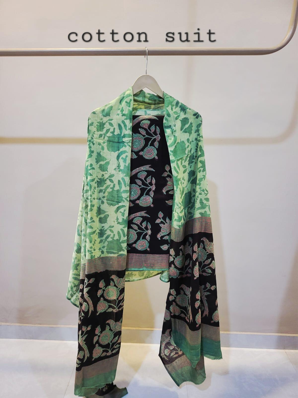 NASHPAL AJRAKH COTTON SUITS