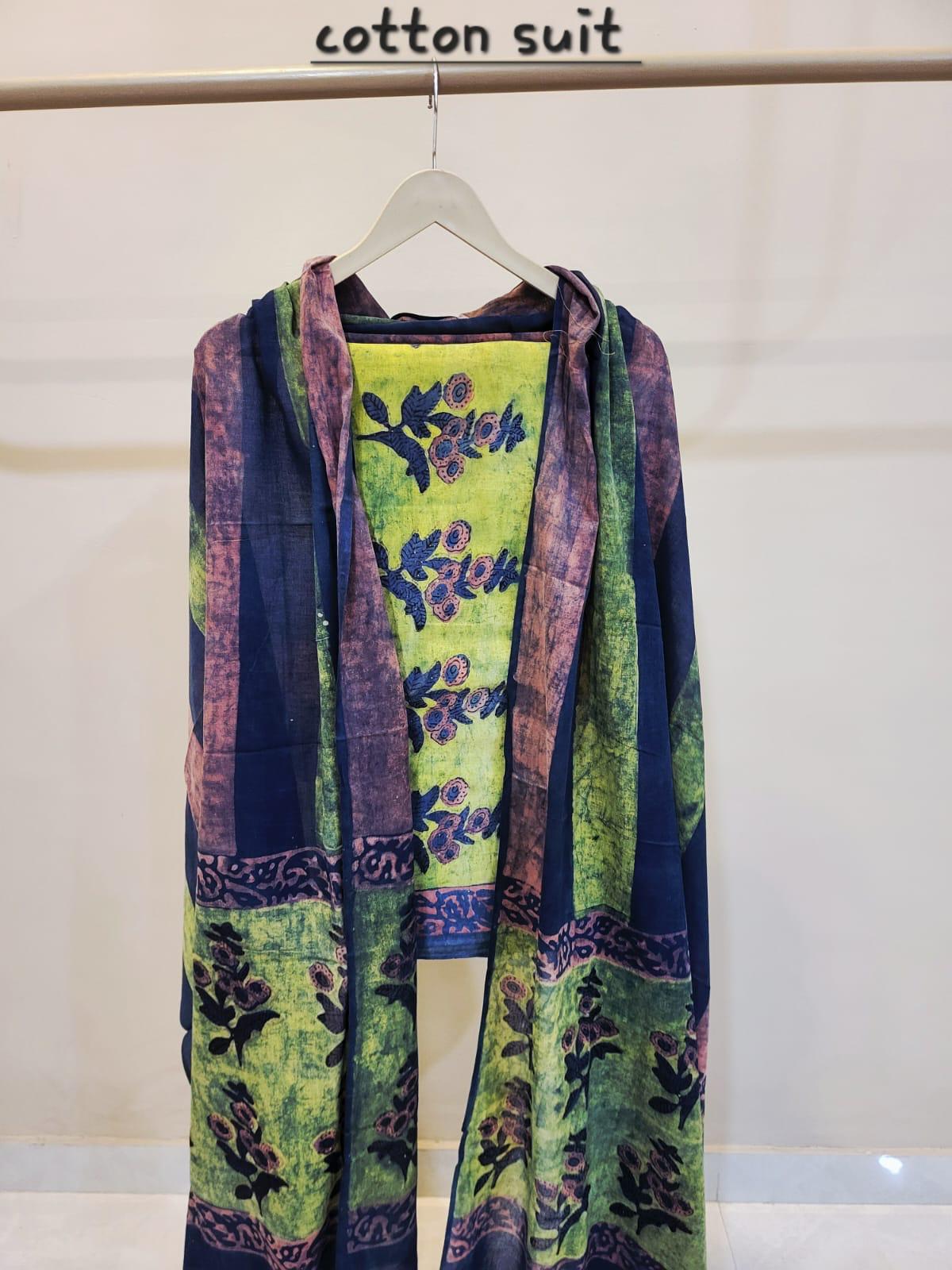 NASHPAL AJRAKH COTTON SUITS