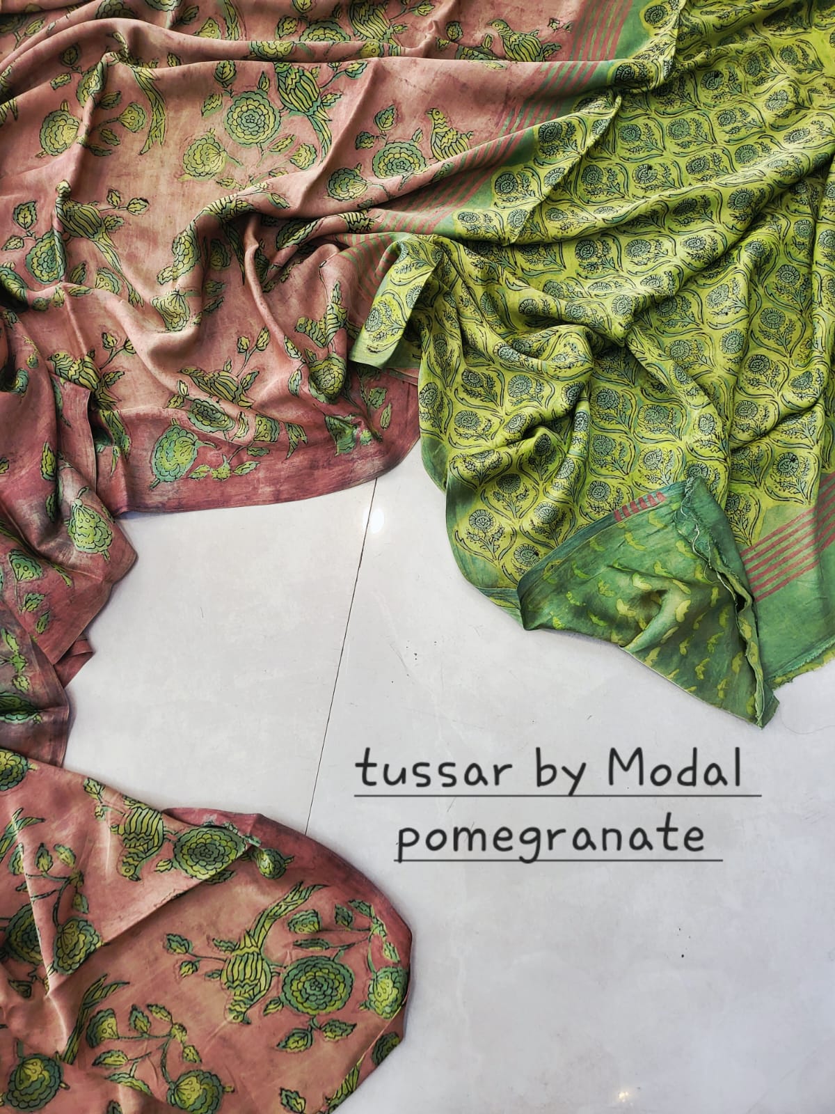 Nashpal Tussar By Modal Silk saree