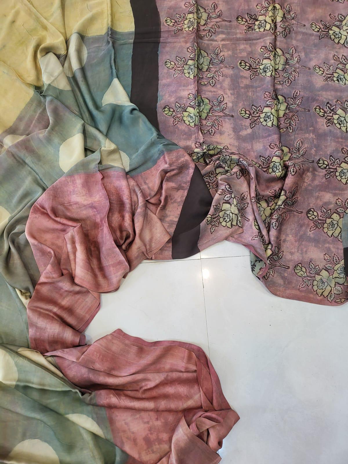 Nashpal Tussar By Modal Silk saree