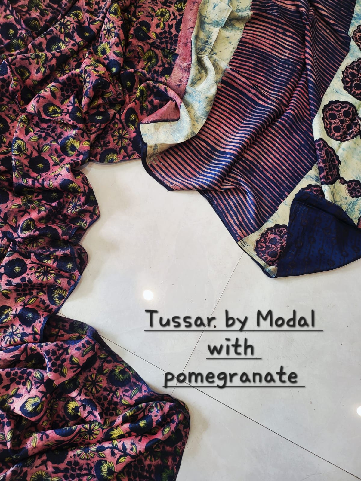 Nashpal Tussar By Modal Silk saree