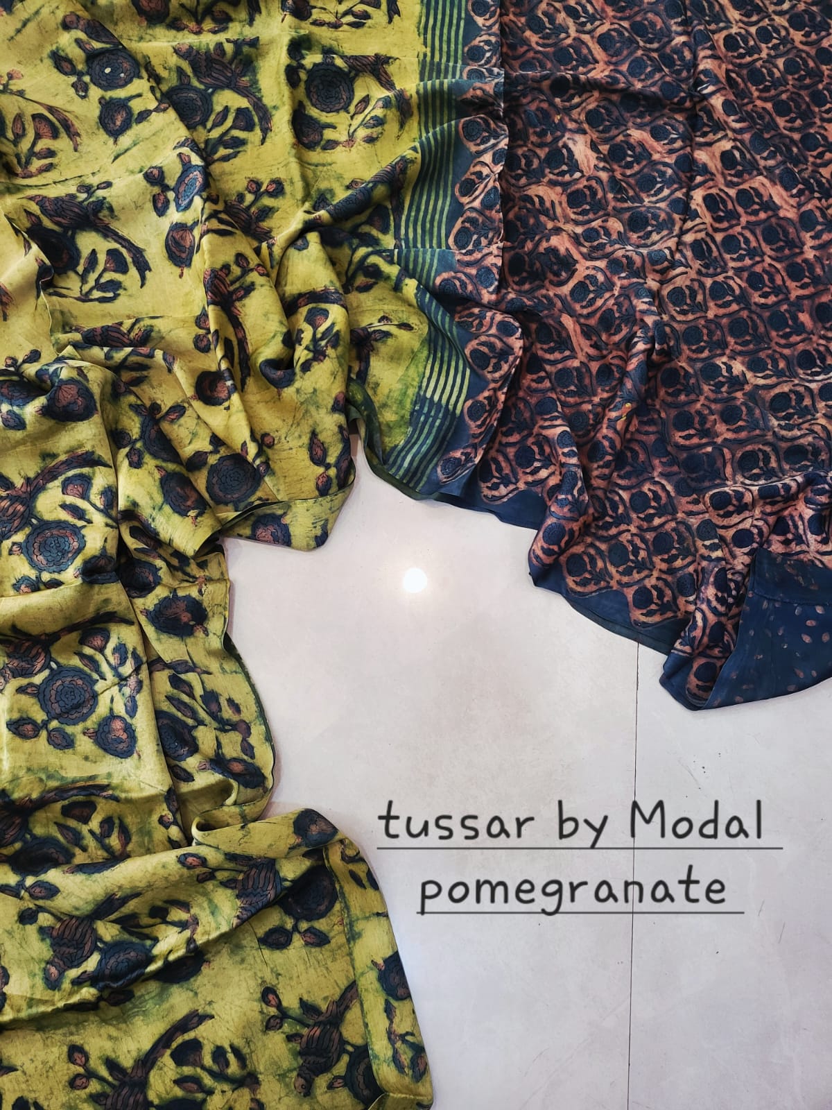 Nashpal Tussar By Modal Silk saree