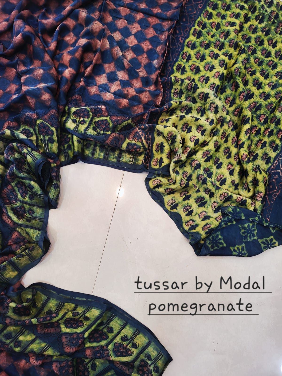 Nashpal Tussar By Modal Silk saree