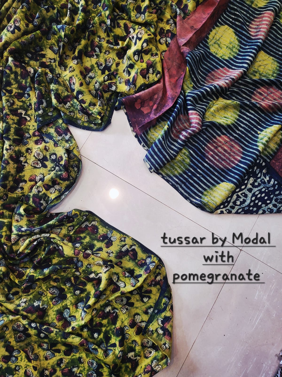 Nashpal Tussar By Modal Silk saree