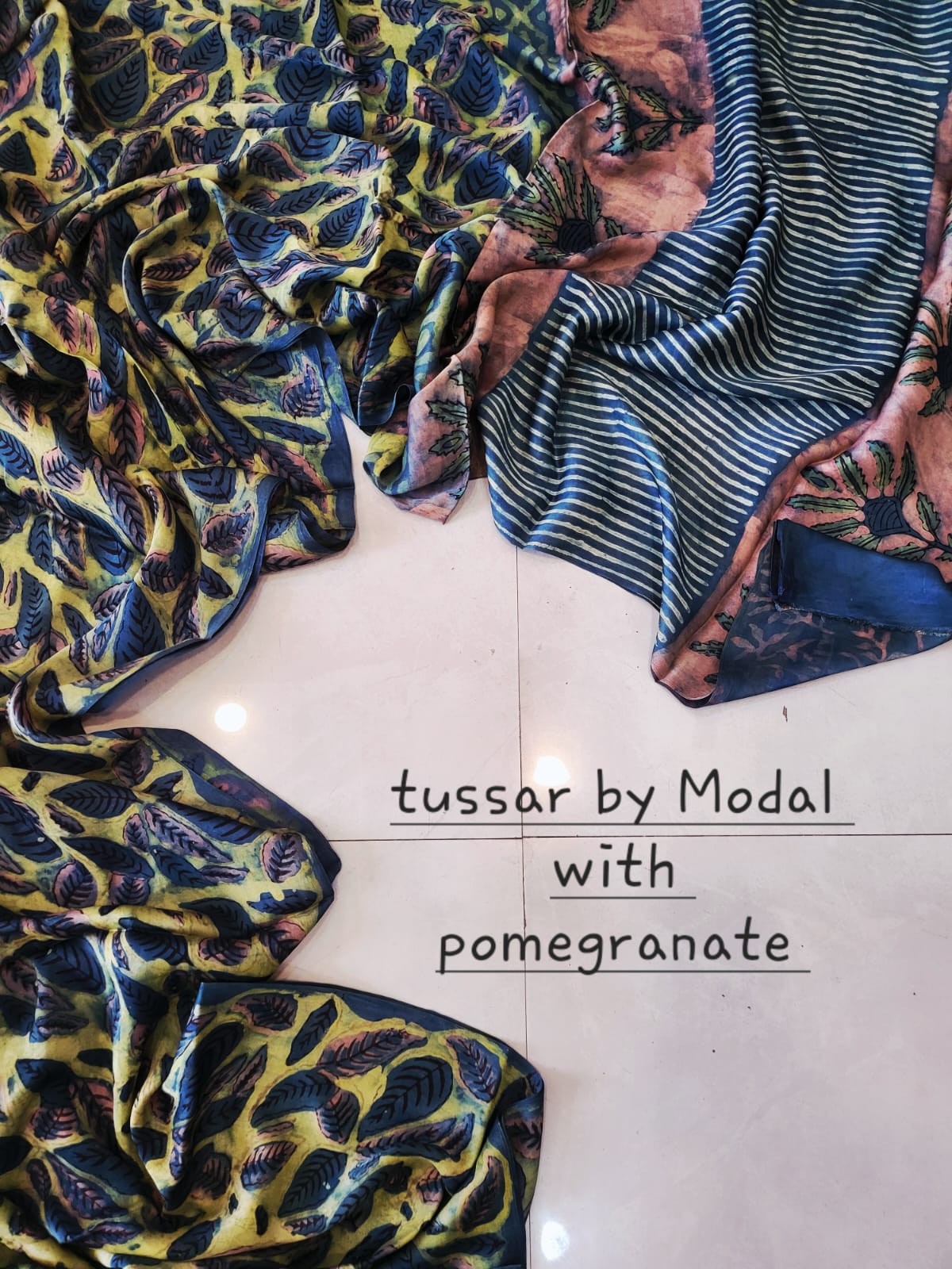 Nashpal Tussar By Modal Silk saree
