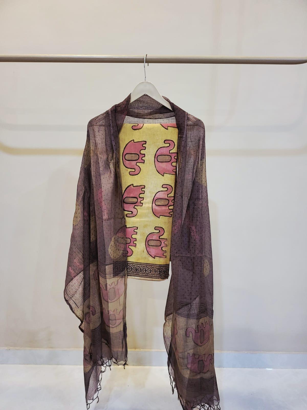 Nashpal kota cotton suits sets