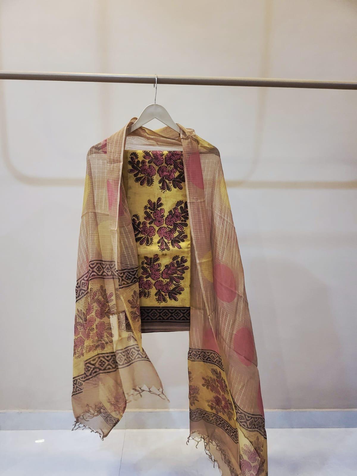 Nashpal kota cotton suits sets
