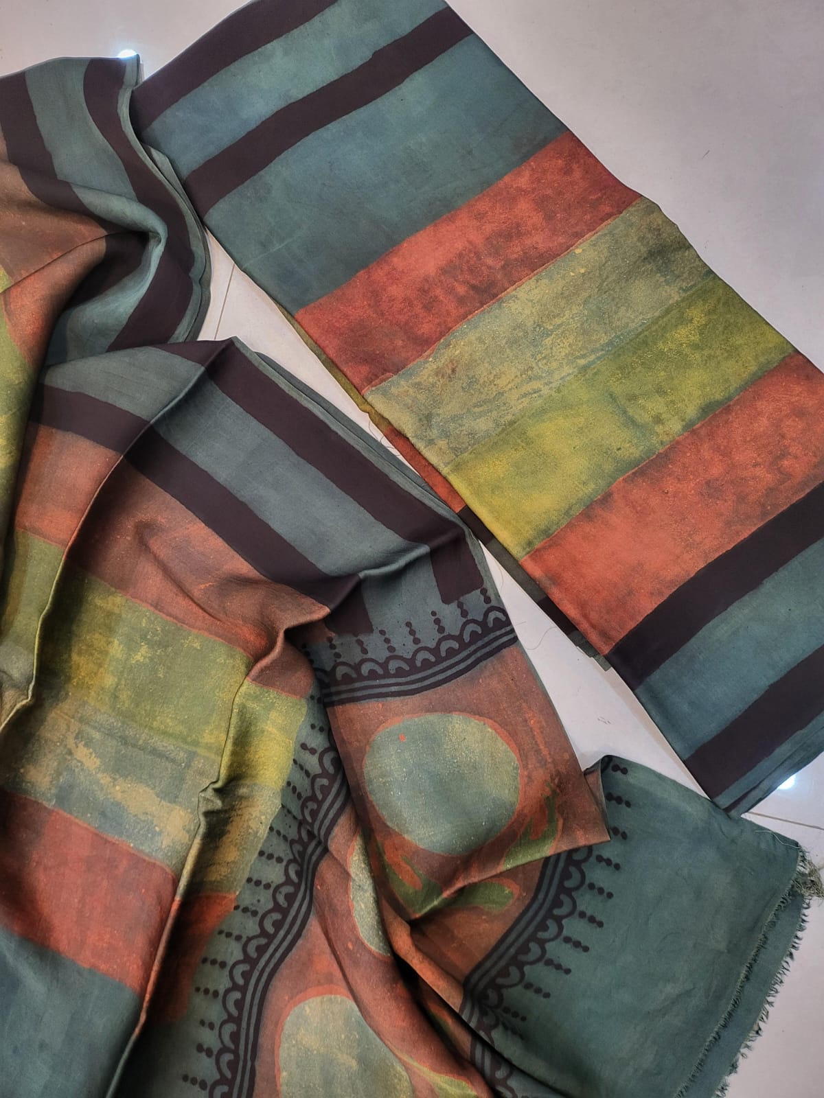 Nashpal Tussar modal silks suits