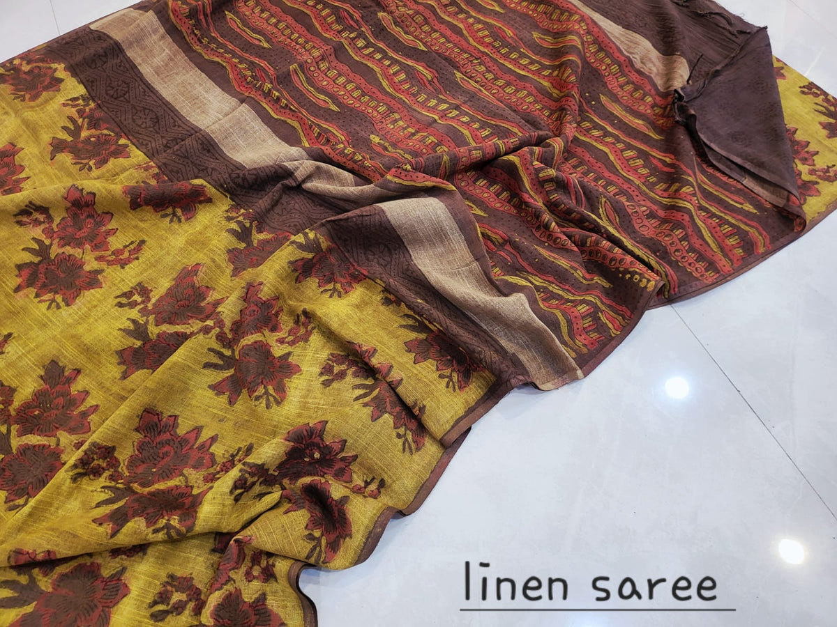 Nashpal Linen saress