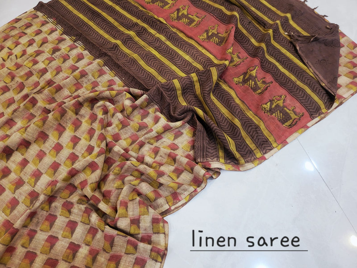 Nashpal Linen saress