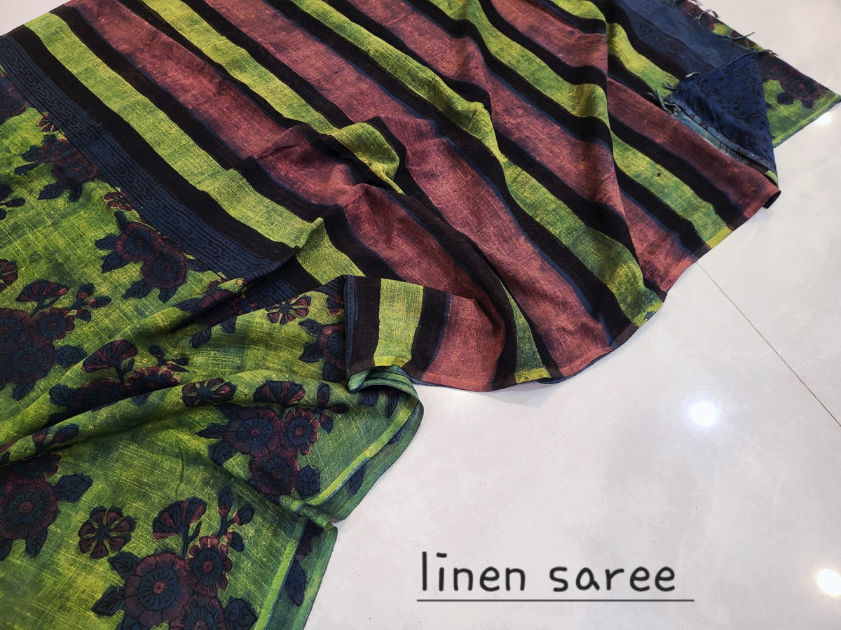 Nashpal Linen saress