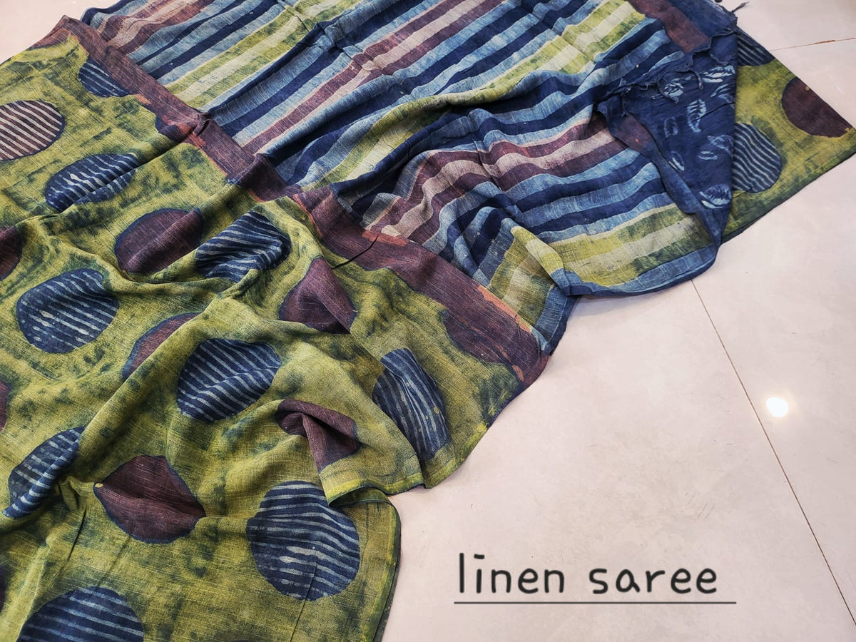 Nashpal Linen saress