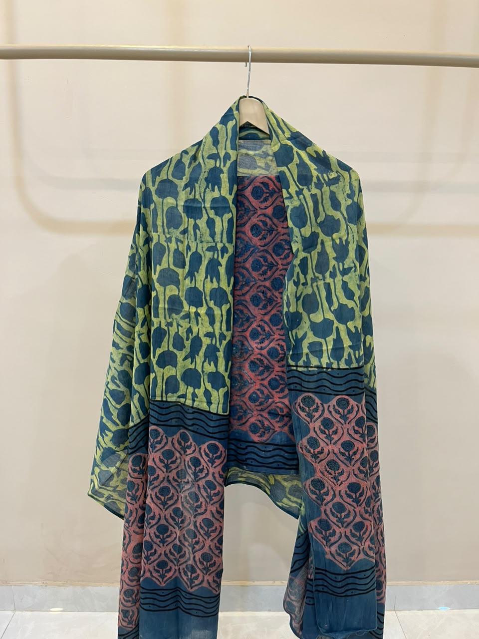 NASHPAL AJRAKH COTTON SUITS