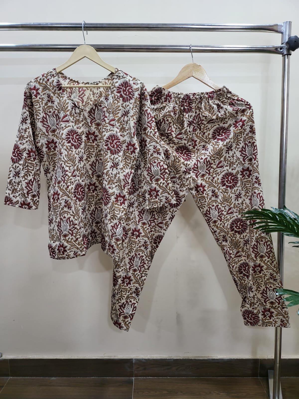 Hand Block Prints Cotton Cord Sets