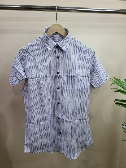 Hand Blocks Printed Half sleeves Shirt