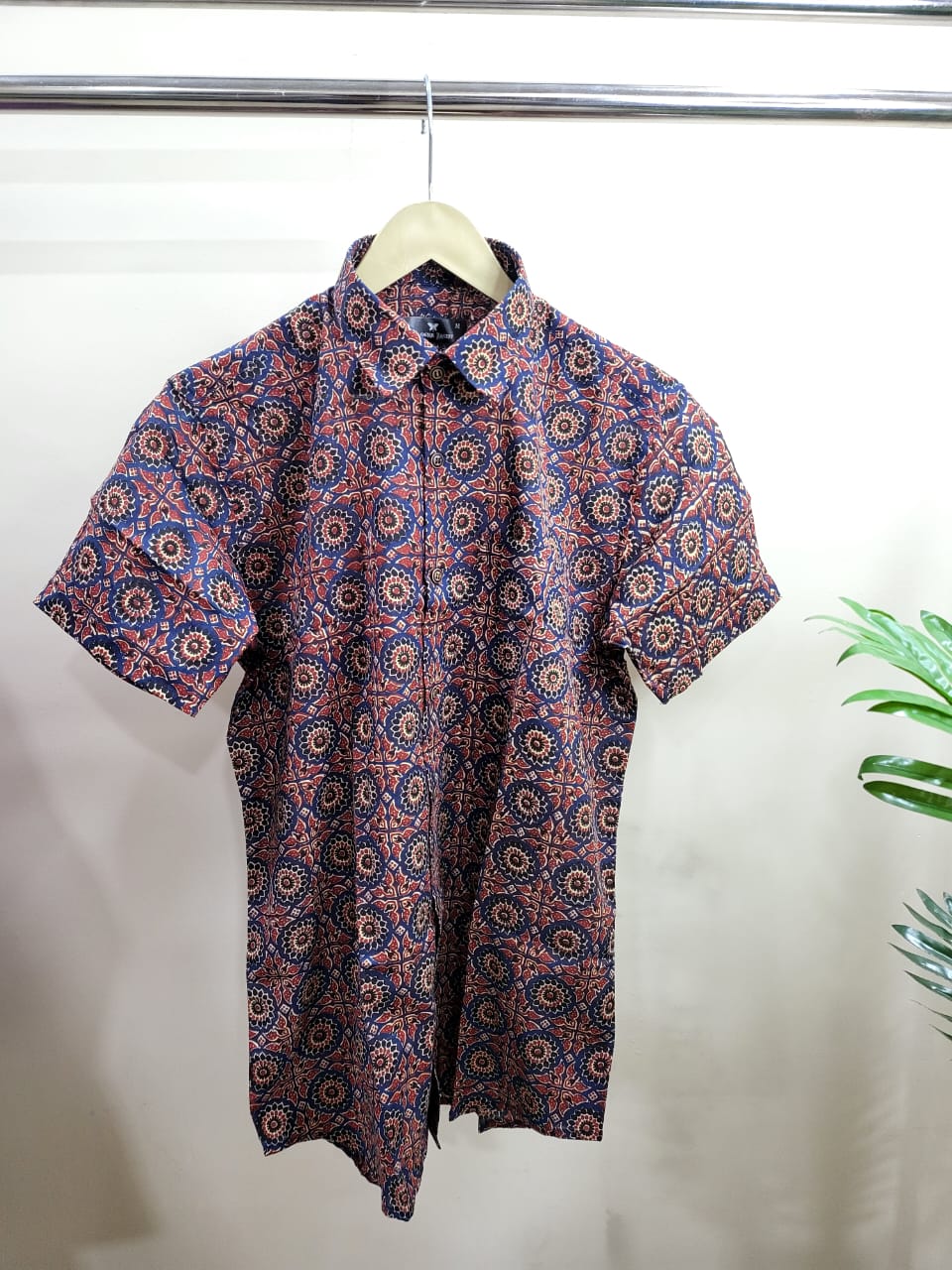 Hand Blocks Printed Half sleeves Shirt