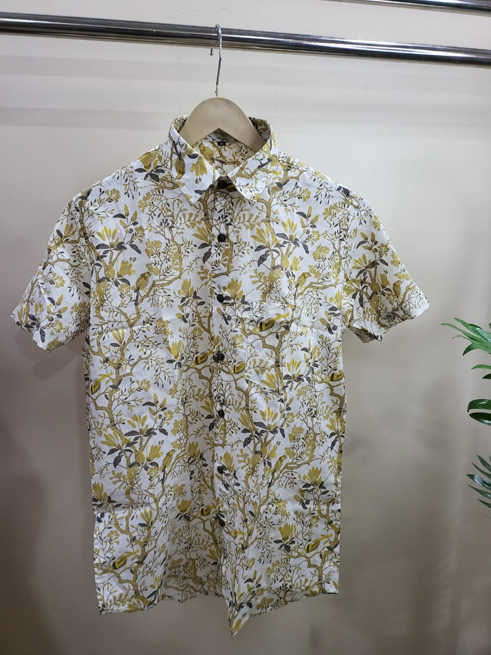 Hand Blocks Printed Half sleeves Shirt