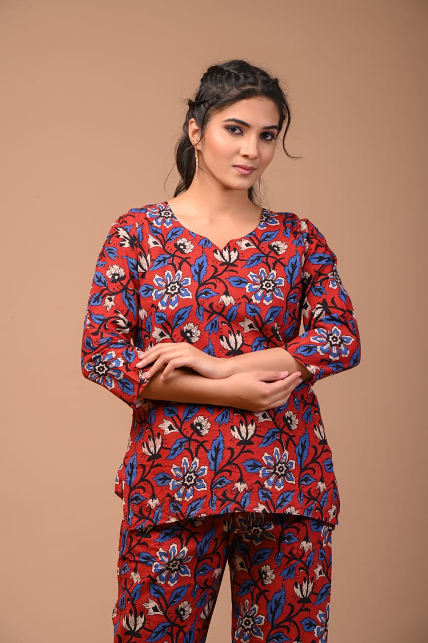 Hand Blocks Prints Cotton CO-RD Sets