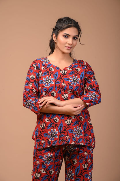 Hand Blocks Prints Cotton CO-RD Sets