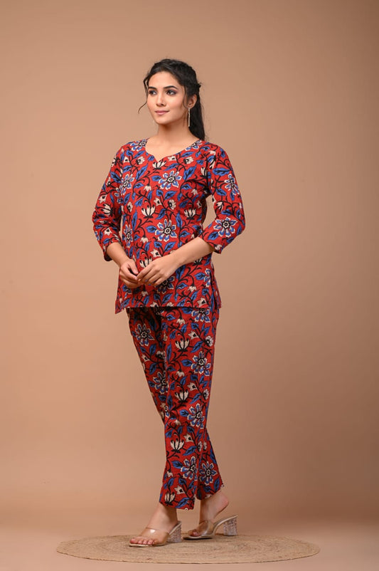 Hand Blocks Prints Cotton CO-RD Sets