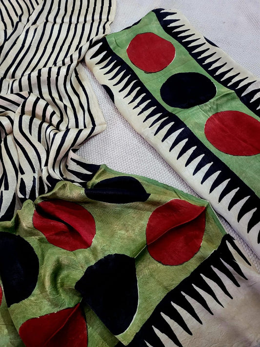 Ajrakh prints Modal silk suits