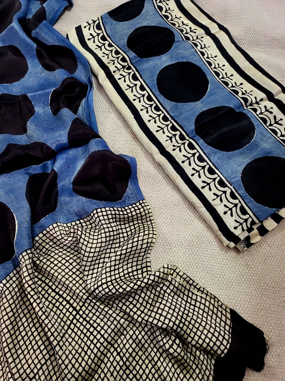 Ajrakh prints Modal silk suits