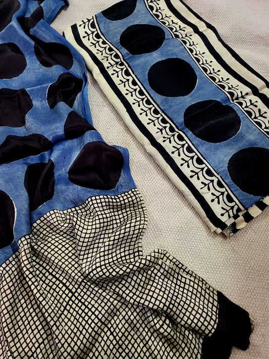 Ajrakh prints Modal silk suits